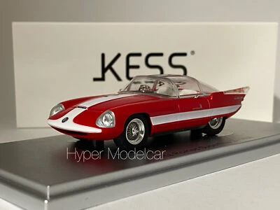 KESS MODEL 1/43 ALFA ROMEO 6C 3000 SUPERFLOW II PININFARINA 1956 RED KE43000320 - Immagine 1 di 4