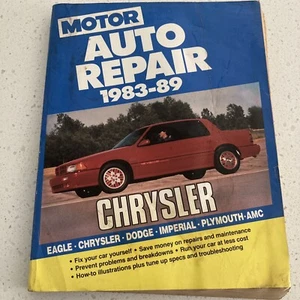 Motor Auto Repair 1983-1989 CHRYSLER Eagle Dodge Imperial Plymouth AMC - Bild 1 von 12