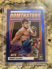 2023 Panini UFC Optic Henry Cejudo Dominators Blue /49 SSP