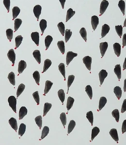 DONALD SULTAN from the Wall Flowers Portfolio HAND SIGNED SERIGRAPH - Picture 1 of 5