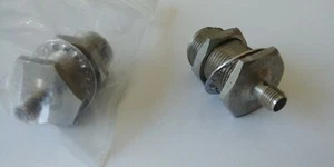 LOT OF 2 N-type SMA female bulkhead wall mount adapter SEALECTRO 50-675-6705-89 - Picture 1 of 1