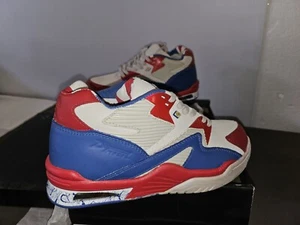 Zapatos British Knights Dymacel Union Doc Mid Tops Talla 12 Negro/Blanco/Rojo Marte #175a - Imagen 1 de 8