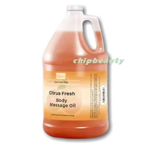 Massage Oil 1 Gallon Extra Nourishes Skin Mani-Pedi Spa Scent Citrus Fresh Orang - Picture 1 of 1