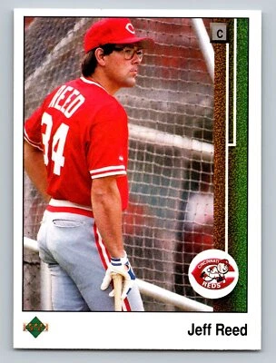 Jeff Reed 1989 Upper Deck #276 Cincinnati Reds Baseball Card - Image 1 of 2