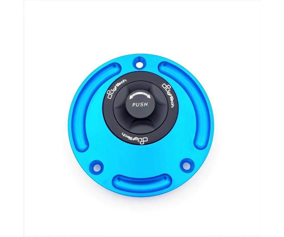 Tapa del depósito LIGHTECH Quick Lock negro\Cobal TR20N/C Suzuki GSXR 1000R 2017 2022 Foto 1 de 1
