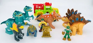 Jurassic World Park Playskool Heroes Dinosaur Figures Playset Explorer Lot - Picture 1 of 6