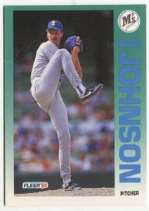 1992 Fleer #283 Randy Johnson Seattle Mariners - Picture 1 of 2