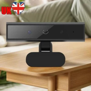 Facial Recognition Webcam with Single Microphone for Windows 10/11 HD 1080P 2MP - Afbeelding 1 van 17