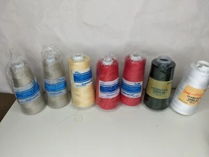Sealed In Pkg  7  Overlook Serger Thread Polyester 3000 Yard Each Various Colors - Picture 1 of 8