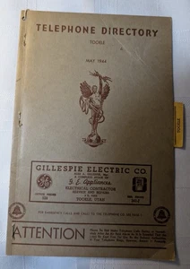 Orig. 1944 Tooele Utah Bell System Mountain States Telephone Company Directory - Picture 1 of 4