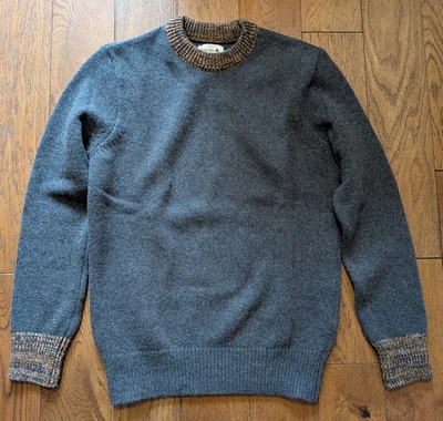 Oliver Spencer Blenheim Varley Crew Wool Jumper Charcoal M New - image 1 of 4