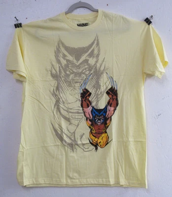 Camiseta Marvel X-Men Wolverine Gráfica 2XL Amarilla Nueva Sin Etiquetas HH679 Foto 1 de 4