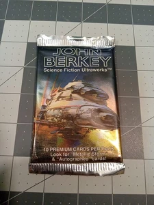 John Berkey Science Fiction Ultraworks Sammelkarten. Ungeöffnete Packung 32A-712L - Bild 1 von 2