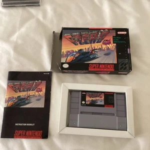 Snes Game F-zero Complete In Box Super Nintendo - Picture 1 of 11