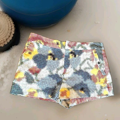 Pantalones cortos multicolores para mujer Kate Spade Saturday talla 2 Foto 1 de 4