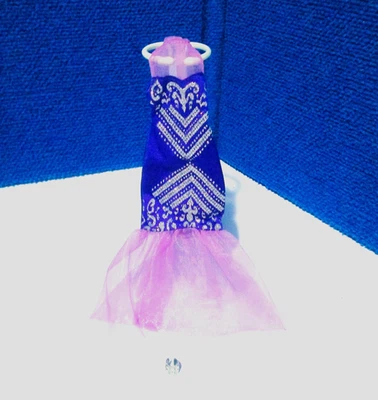 2017 Mattel Barbie Complete Looks Purple Silver Mermaid Gown/Dress & More EUC Foto 1 de 4