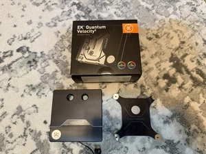 EK-Quantum Velocity² D-RGB 1700 Nickel/Acetal CPU Water Block Black - Picture 1 of 5