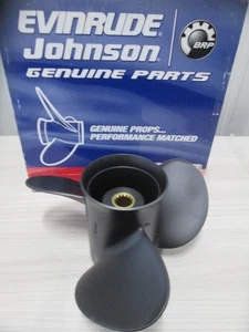 EVINRUDE JOHNSON RH ALUMINUM  10 X 15 PROPELLER, 763486 14 SPLINE 20 - 35 HP - Picture 1 of 3