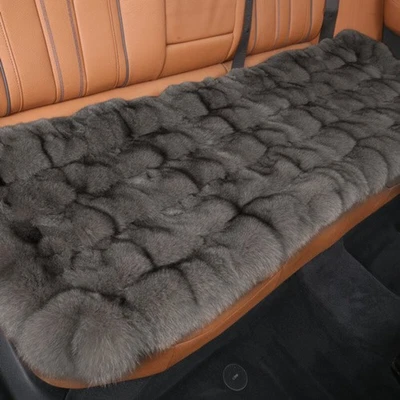 Cojín universal universal para asiento trasero delantero y esponjoso zorro grueso invierno automático Foto 1 de 4