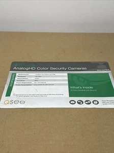 New 4 Pack of Q See 720p HD 1MP Analog Wired Color Security Cameras QCA7201B - Picture 1 of 8