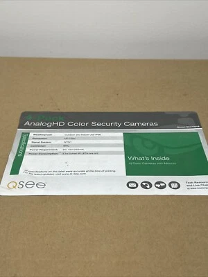 New 4 Pack of Q See 720p HD 1MP Analog Wired Color Security Cameras QCA7201B - Image 1 of 4