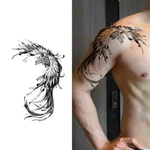 Body Art Phoenix Waterproof Sweet proof Temporary Tattoo Glisten Hot &New Design - Picture 1 of 5