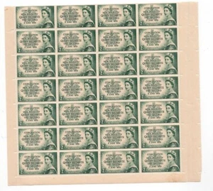 AUSTRALIA PREDECIMAL 1953 CORONATION BLOCK VERY FINE MNH. - Imagen 1 de 2