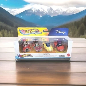 Hot Wheels Disney Racer Verse 4er-Pack Mickey • Vanellope • Stich • Hiro mit Baymax - Bild 1 von 6