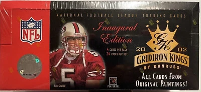 2002 Donruss Gridiron Kings Football Hobby Box - Image 1 of 3