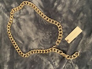 Anthropologie Gold Belt Chain XS/S Xsmall/small NWT