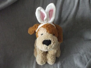 10" brown and tan plush puppy dog bunny ears Dan Dee - Picture 1 of 5