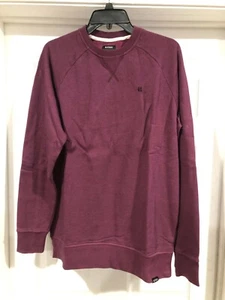 SUDADERA DE HOMBRE ETNIES POINT A CREW COLOR MARRÓN TALLA GRANDE, NUEVA ENVÍO GRATUITO - Imagen 1 de 8