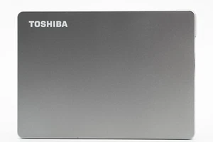 Toshiba Canvio Flex 4TB HDTX140XSCCA Portable External Hard Drive USB 3.0 Silver - Photo 1/11