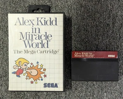 Alex Kidd in Miracle World (Sega Master System 1986) in Original Box!  Tested! - Image 1 of 4