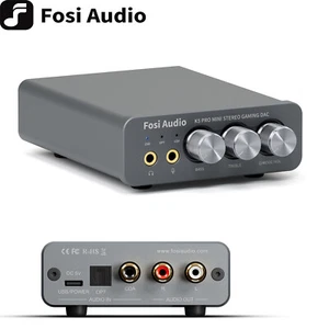 Fosi Audio K5 Pro Gaming DAC Headphone Amplifier Digital-to-Analog Converter AUX - Bild 1 von 10