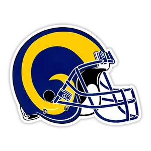 1989-1994 Old School Los Angeles Rams Logo Vinilo Adhesivo Calcomanía Fútbol LA Car - Imagen 1 de 2