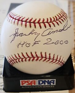SPARKY ANDERSON SIGNED HOF 2000 REDS TIGERS ML BASEBALL PSA/DNA AUTO MINT +9.5