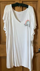 TORRID TEE SHIRT SHORT SLEEVE TEE TOP BLOUSE 5 5X 5XL 28 NEW - Picture 1 of 6