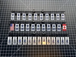 Toronto Maple Leafs CHEXX Mini Stanley Cup & im Ruhestand # Banner + 3 SPARREN KIT - Bild 1 von 7