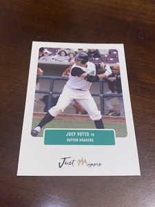 2004 Just Minors Joey Votto Rookie Card #85 Dayton Dragons / Reds Nrmt