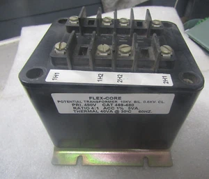 ✌ NEW FLEX-CORE 469-480 POTENTIAL TRANSFORMER RATIO 4:1 PRI. 480V 40VA - Picture 1 of 5