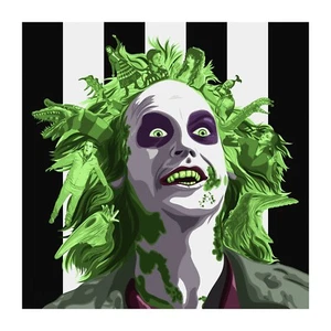 Beetlejuice Pop Art - Ltd. Ed. Giclée/Kunstdruck signiert von John Lathrop - Bild 1 von 9
