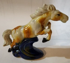 Beautiful Vintage Chinese Tang Dynasty Majolica Drip Glaze War Horse 1950 - Picture 1 of 7