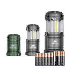  3 Pack AAA &AA Batteries LED Camping Lanterns