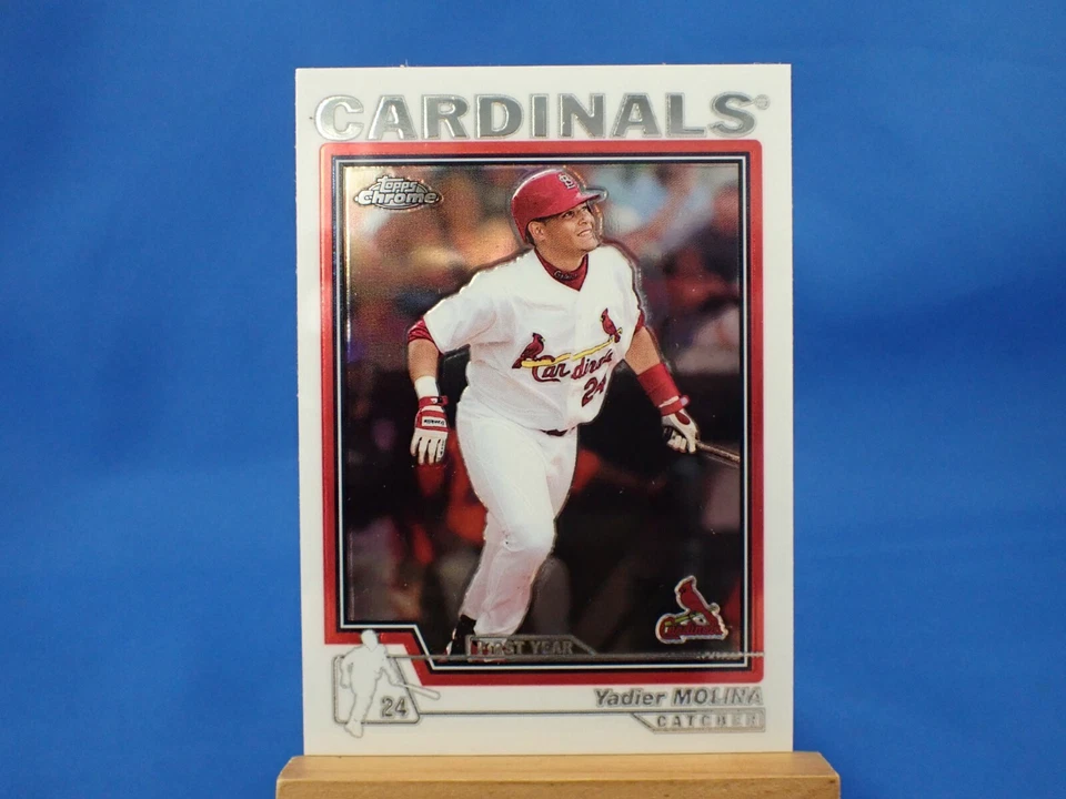 Yadier Molina Topps Chrome 2004 #219 1st Year First Year - Image 1 of 2
