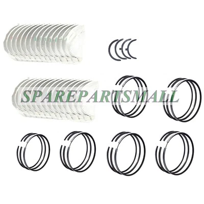 1 set Bearing Kit + 6X Piston Rings Fit For Caterpiller CAT 3126 Engine - Image 1 of 4