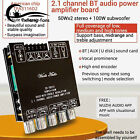 ZK-TB21S Bluetooth 5.1 Subwoofer Amplifier Board 50WX2+100W 2.1 Channel A2TF