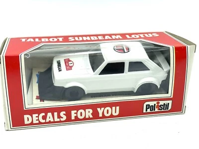 VINTAGE Polistil Serie E 1:40 Decals Talbot Sunbeam Montecarlo NEW OLD STOCK#AG - Immagine 1 di 3