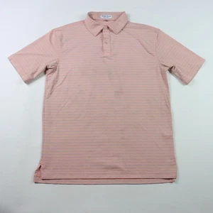 Camisa polo de golf Peter Millar Summer Comfort naranja para jóvenes niños grande 11-12 LEER - Imagen 1 de 10