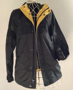 abercrombie & fitch windbreaker water resistant dark green w/ camo hood mens Meg - Picture 1 of 18